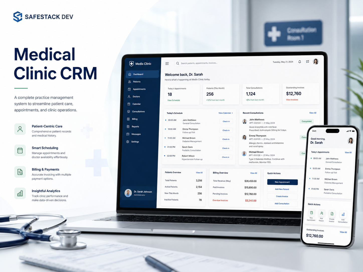 CRM para Clínicas Médicas y centros de salud