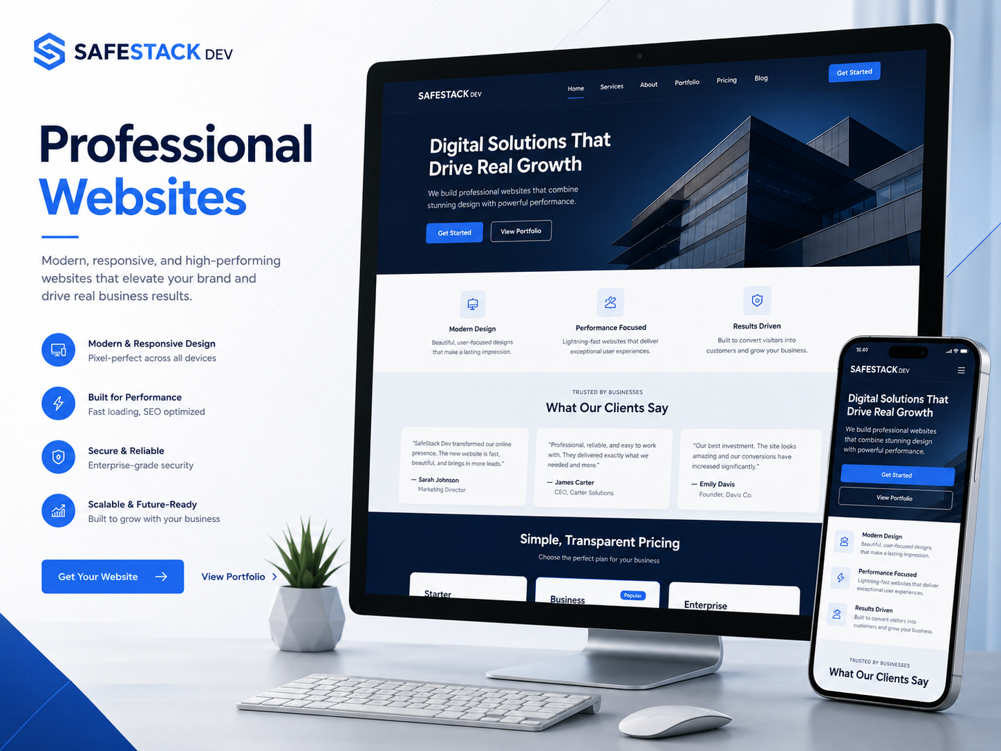 Páginas web profesionales